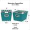 Household Essentials Chevron Fabric Tapered Storage Bins, 2ct.
